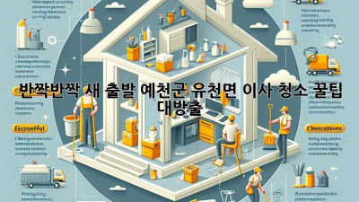 ✨ 반짝반짝 새 출발! 예천군 유천면 이사 청소 꿀팁 대방출 🏡
